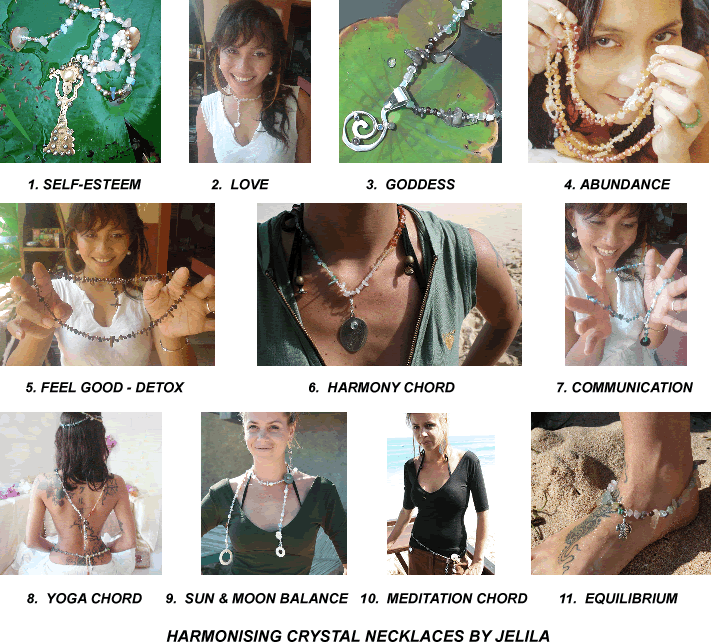 8 Harmonising Crystal Necklaces by Jelila 8 Harmonising Crystal Necklaces by Jelila - www.jelila.com
