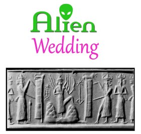 ALIEN WEDDING BOOK by Jelila - Ancient Alien Annunaki - Cuneiform Cylinder Seals - slave species of the gods -  Sumeria  - by Jelila