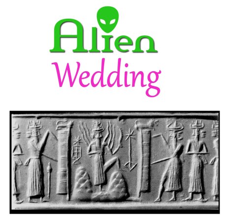 ALIEN WEDDING BOOK by Jelila - Ancient Alien Annunaki - Cuneiform Cylinder Seals - slave species of the gods -  Sumeria  - by Jelila