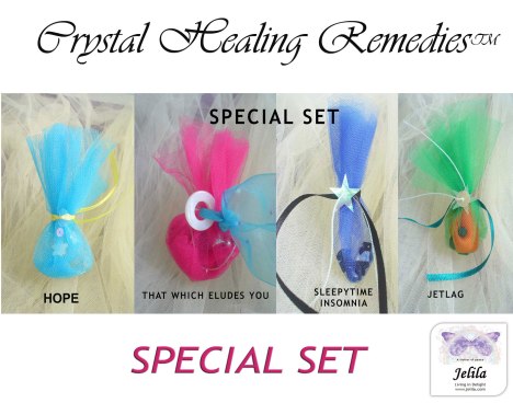 SPECIAL-SET-Crystal Healing Remedies by Jelila www.jelila.com